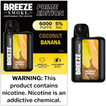 Breeze Prime Ed 6000 Puffs Coconut Banana