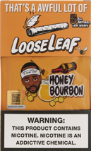 LooseLeaf All Nat 5pk Wraps Honey Bourbon