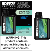Breeze Prime Ed 6000 Puffs Mint