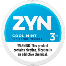 ZYN Nicotine Pouches 3mg Cool Mint