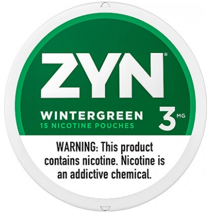ZYN Nicotine Pouches 3mg Wintergreen