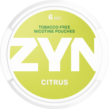 ZYN Nicotine Pouches 6mg Citrus