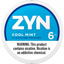 ZYN Nicotine Pouches 6mg Cool Mint
