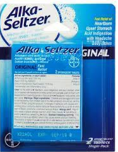 Alka Seltzer Single Blister Back 
