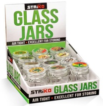 Striko 48mm Glass Jar w/ Clamp