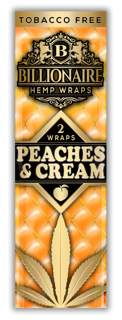 Billionaire Peaches & Cream Hemp Wrap 2pk 