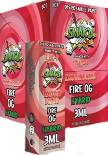 (Hyb) Smak'd THC-P 3ML Fire OG