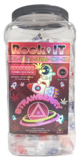 Rock It 1000mg Strawberry Gummy Tub