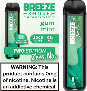 Breeze 0 Nic Gum Mint