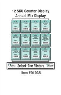 Select's Single Dose 12ct Counter Display