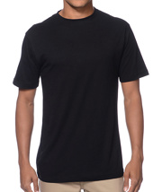 3X Black R-Neck Shirt 