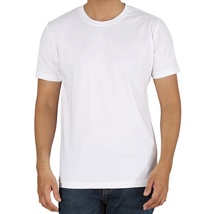 MED White R-Neck Shirt
