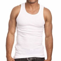XL White A-Shirt 