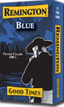 Remington Blue Filter 100s Cigar Carton