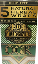 Billionaire Hemp Free Herbal Wrap 5pk  OGK