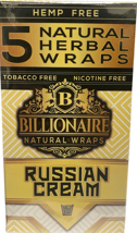 Billionaire Hemp Free Herbal Wrap 5pk Russian Cream