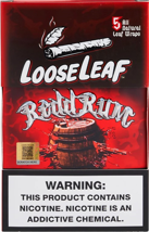 LooseLeaf All Nat 5pk Wraps Redd Rum
