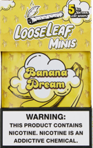 LooseLeaf Minis All Nat 5pk Wraps Banana Dream