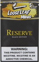 LooseLeaf Minis All Nat 5pk Wraps Reserve Black Edition