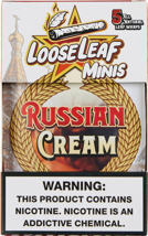 LooseLeaf Minis All Nat 5pk Wraps Russian Cream