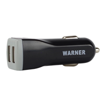 Warner Dual USB & Type C Car Charger