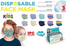 Kids' Disposable 3-Layer Mask 