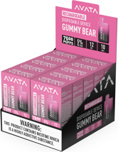 7500 Puff Rechargeable AVATA Gummy Bear 12ml