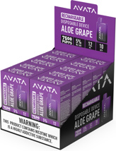 7500 Puff Rechargeable AVATA Aloe Grape 12ml
