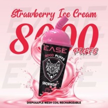 Ease 8000 Puffs Strawberry Ice Cream