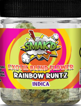 Smak'd 10g Exotic Blend Flower Rainbow Runtz