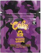 Cake D8/D10 50mg White Grape Gummies