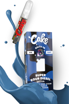 Cake D10 1g 510 Cart Super Sour Diesel (Sat)