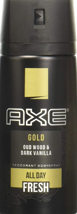 Axe 150ml Body Spray Gold