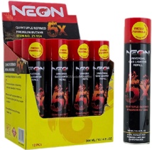 5X Neon 300ml Premium Butane 