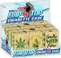 Bamboo Cigarette Case for 100's 