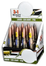 Bullet Laser Pen LED Keychain