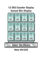 Select's Single Dose 12ct Counter Display