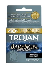 Trojan Bare Skin 3pk 