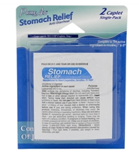 Prime Aid Stomach Relief Single Blister Back 