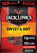 J.L. Sm Sweet & Hot Jerky Bag 1.25oz