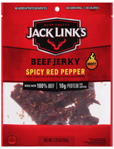 J.L. Lg Spicy Red Pepper Jerky Bag 3.25oz 
