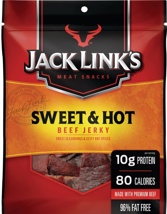J.L. Lg Sweet & Hot Jerky Bag 3.25oz 