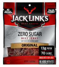 J.L. Lg Zero Sugar Jerky Bag 2.6oz 