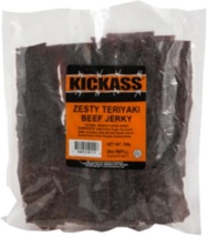 Kickass Teriyaki Beef Jerky Strips 