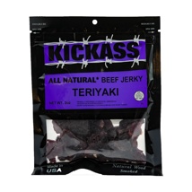 Kickass All Natural Teriyaki Jerky 3oz