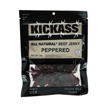 Kickass All Natural Peppered Jerky 3oz