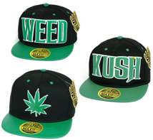 3D Silicone Weed Baseball Cap 