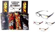 Animal Print Readers w/ Matching Pouch